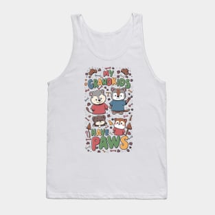My Grandkids Have Paws Tank Top